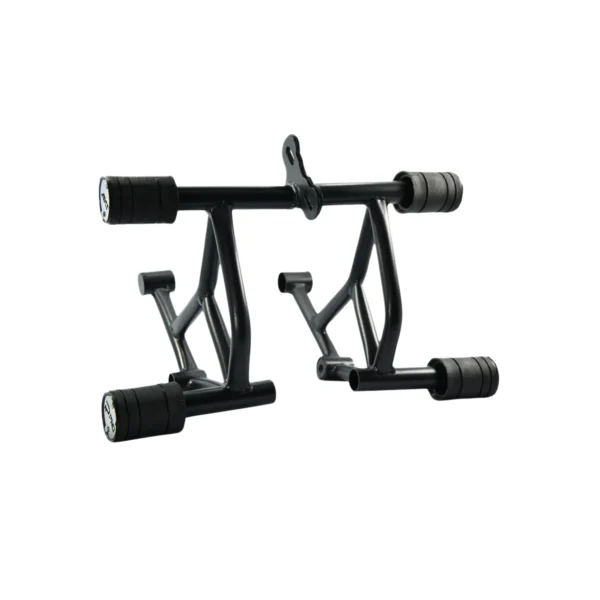 DEFENSA STUNT CR 4 125 NEGRA DOBLE TRACKPRO INOX