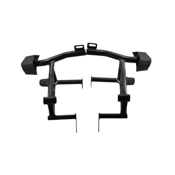 DEFENSA STUNT GIXXER 150 FI NEGRA DOBLE SLIDER TRACKPRO INOX