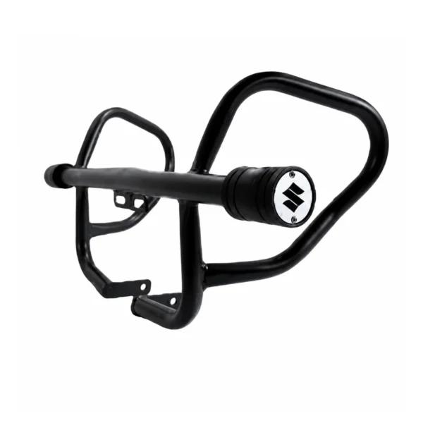 DEFENSA GIXXER 150 #2 NEGRA ALERON TRACKPRO INOX