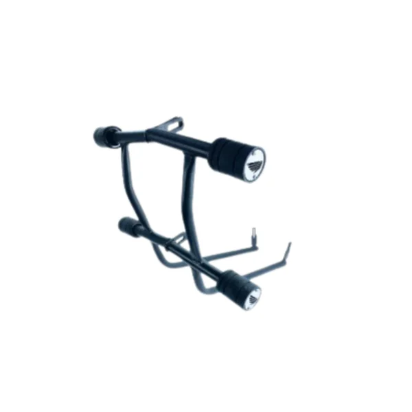 DEFENSA STUNT NAVI NEGRA DOBLE SLIDER TRACKPRO INOX