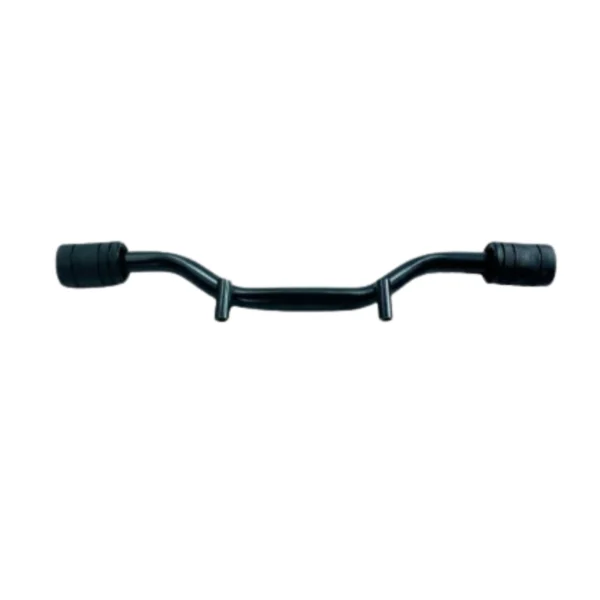 DEFENSA PULSAR 200 NS TRASERA CURVA NEGRA TRACKPRO INOX