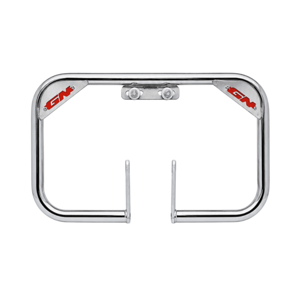 DEFENSA MARIPOSA CROMADA 3D ROJO SUZUKI GN125